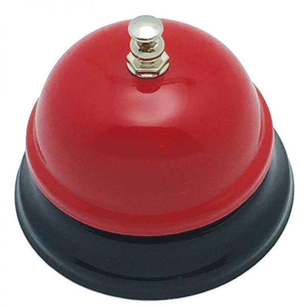 Ashley Productions® Decorative Call Bell, Red