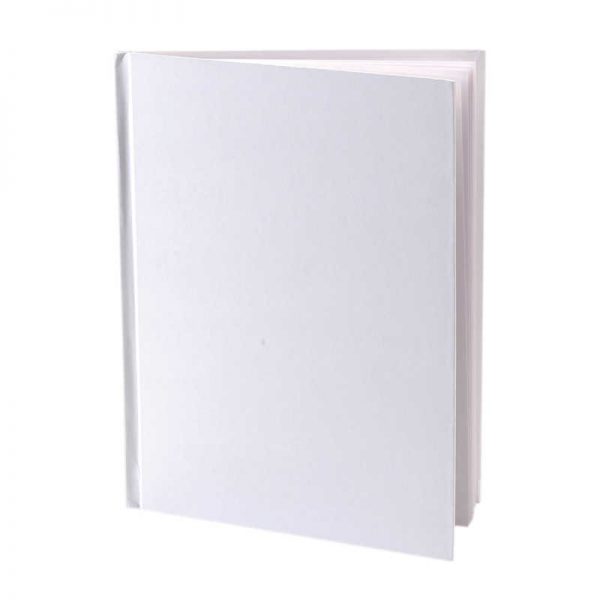 Ashley Productions® Hardcover Blank Book 6" x 8" Portrait, White