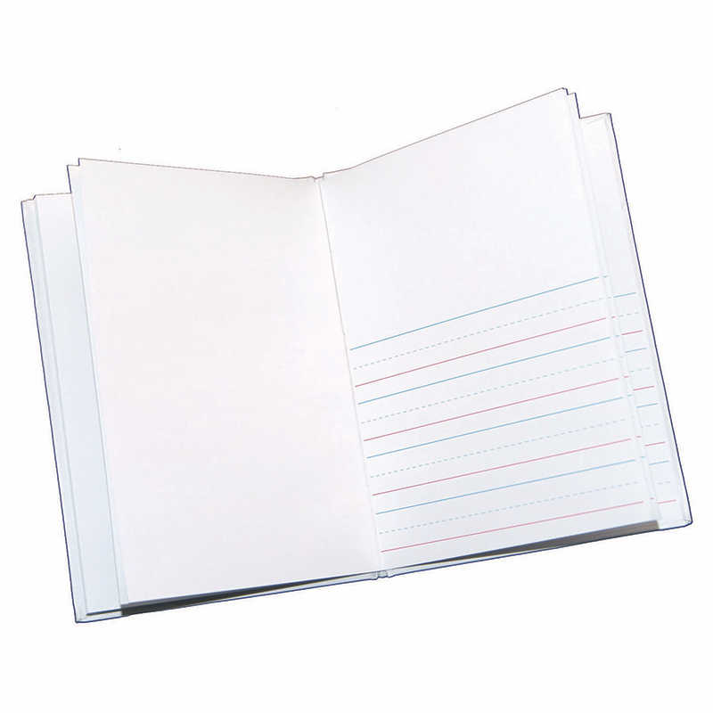 Ashley Portrait Hardcover Blank Pages Book, White