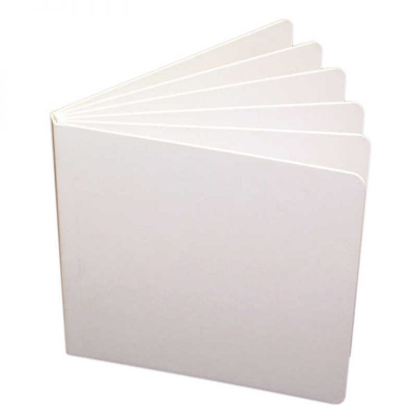 Ashley Productions® Blank Chunky Board Book, 5" x 5", White