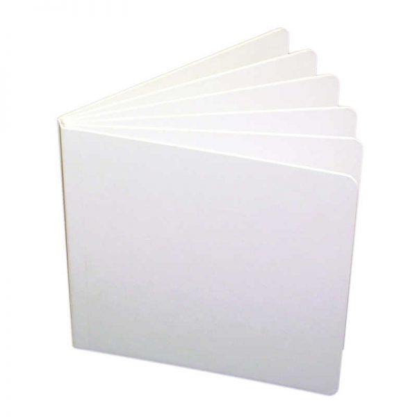 Ashley Productions® Big Hardcover Blank Book, 8.5" x 11" Portrait, White