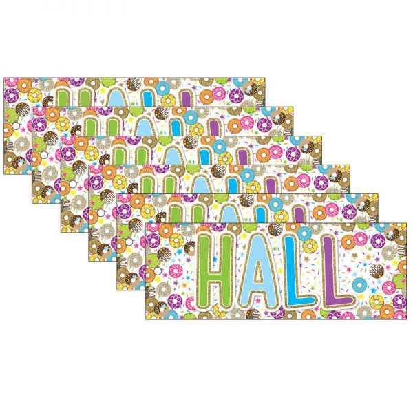 Ashley Productions® Laminated Hall Pass, DonutFetti® Hall Pass, Pack of 6