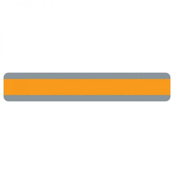 Ashley Productions® Double Wide Sentence Strip Reading Guide, 1.25" x 7.25", Orange