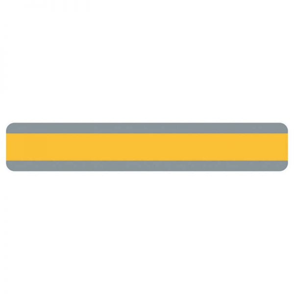 Ashley Productions® Double Wide Sentence Strip Reading Guide, 1.25" x 7.25", Goldenrod
