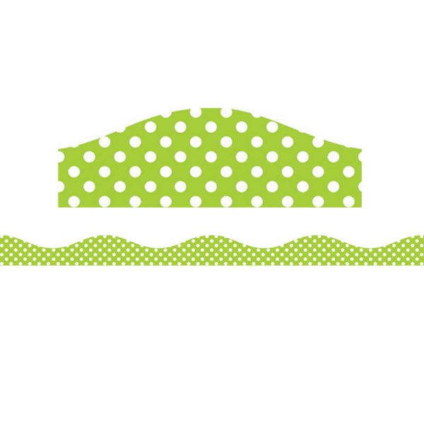 Ashley Productions® Big Magnetic Magi-Strips, Lime Dots, 12'