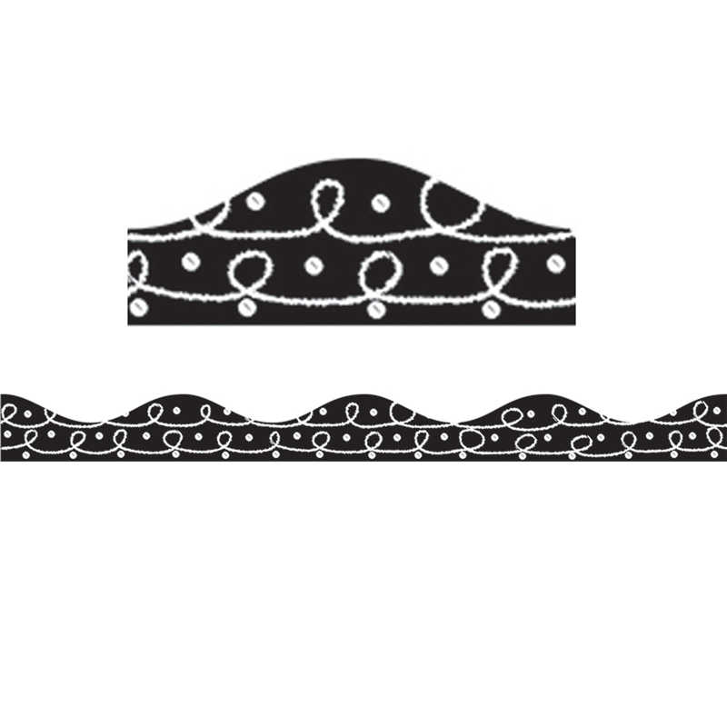 Ashley Productions® Big Magnetic Magi-Strips, Scribble Chalk Loops, 12'