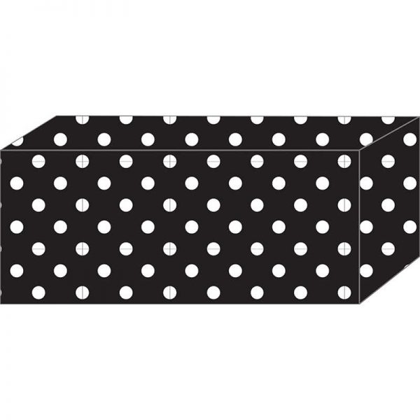 Ashley Productions® Block Magnets, Heavy Strength, 1-7/8" x 7/8" x 3/8", B&W Dots, Pack of 5