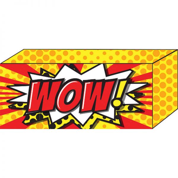 Ashley Productions® Block Magnets, Heavy Strength, 1-7/8" x 7/8" x 3/8", Superhero, Pack of 5