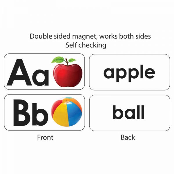 Ashley Productions® ABC Picture Words Double-Sided Magnets, 27 Pieces