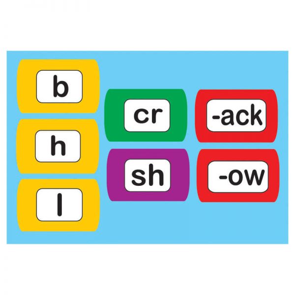 Ashley Productions® Die-Cut Magnetic Foam Word Chunking, 100 Pieces