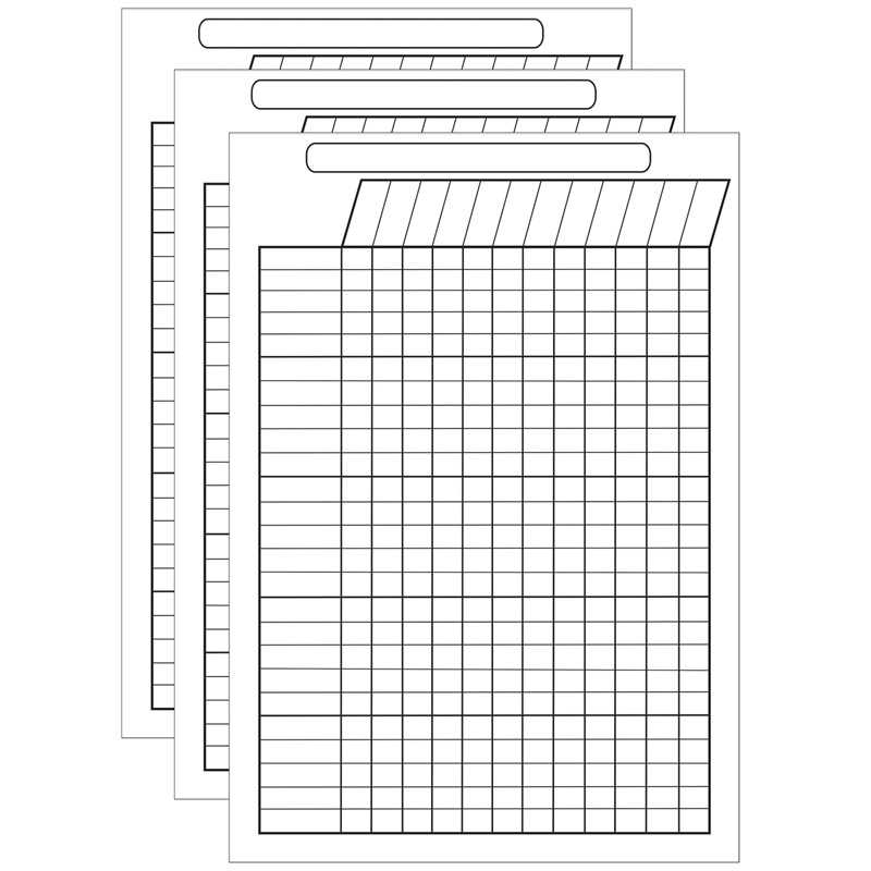 Ashley Productions® Big Magnetic Incentive Chart, 12" x 15", Pack of 3
