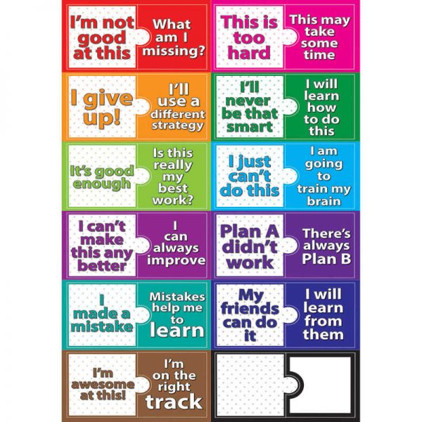 Ashley Productions® Magnetic Mini Bulletin Board Set, Growth Mindset