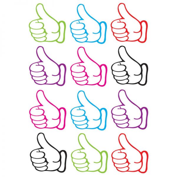 Ashley Productions® Magnetic Die-Cut Thumbs Up Rewards, 12 Per Pack, 6 Packs