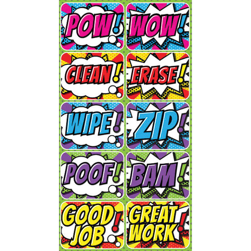 Ashley Mini Whiteboard Erasers, 2"x1-1/2"x3/4", 10/PK, MI (2 Pack)