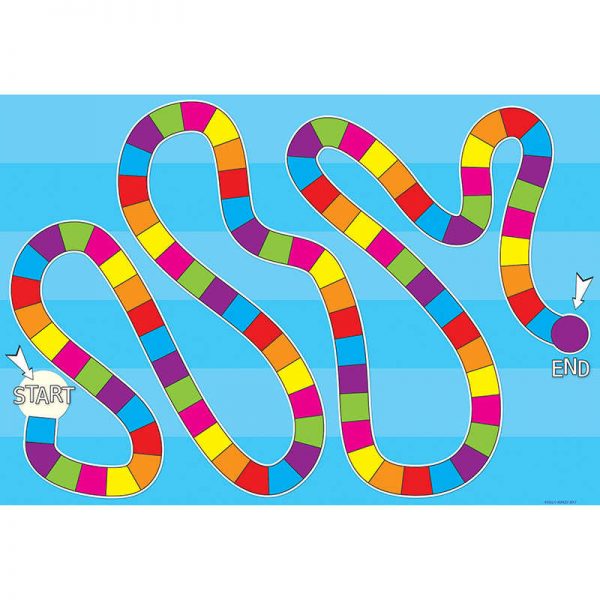 Ashley Productions® Smart Poly™ Blank Game Board Blank Chart, Dry-Erase Surface, 13" x 19"