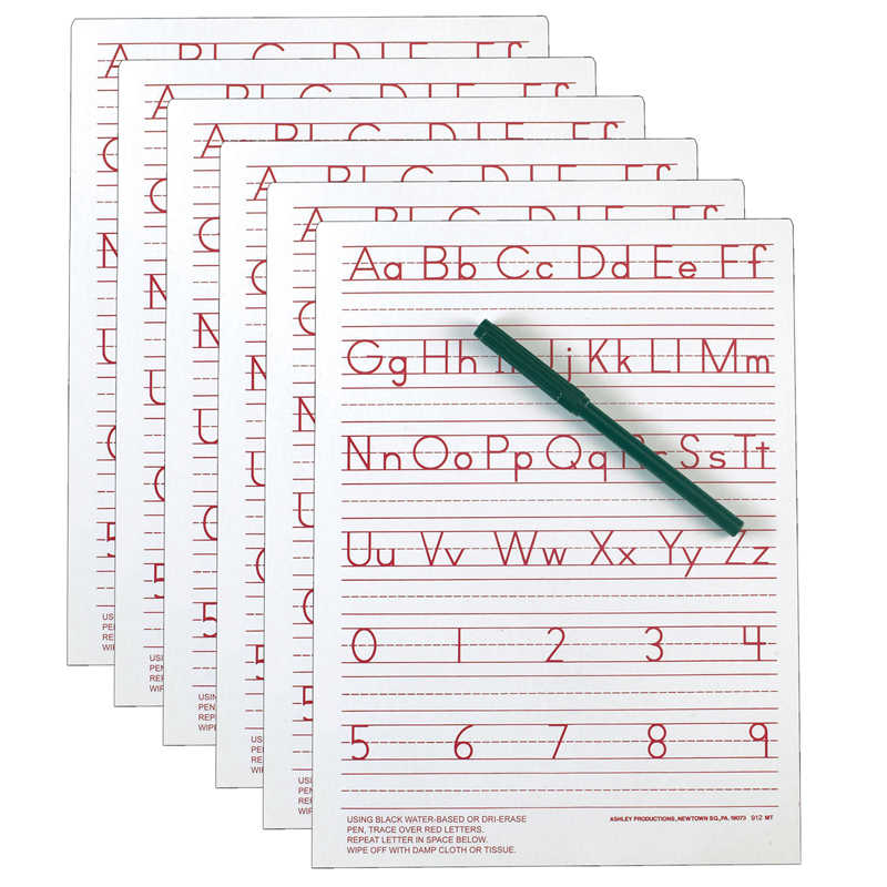 TeachersParadise - Ashley Productions® Traditional Manuscript Write-On ...