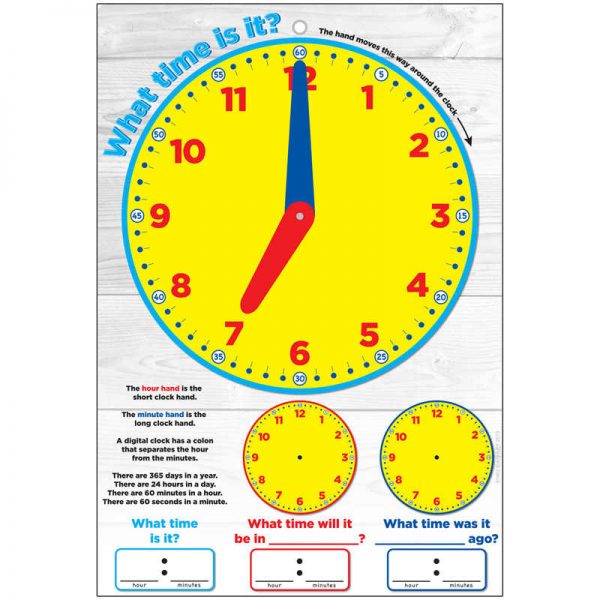 Ashley Productions® Smart Poly® Smart Wheel®, Basic Clock