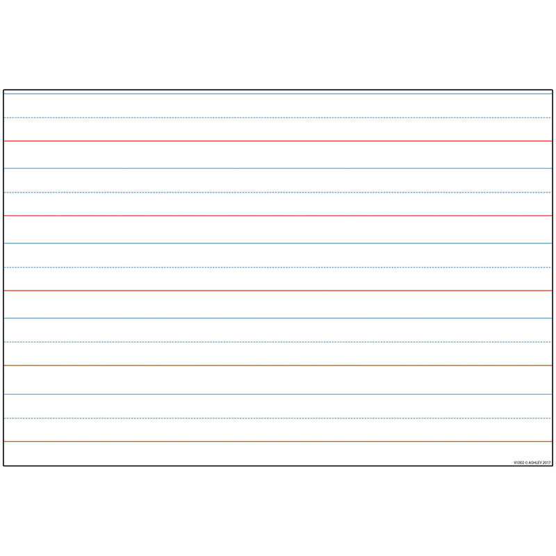 Ashley Productions® Smart Poly™ Charts, 13" x 19", Handwriting, Pack of 10