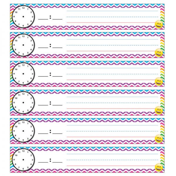 TeachersParadise Ashley Productions® Pocket Chart Inserts, Scheduling