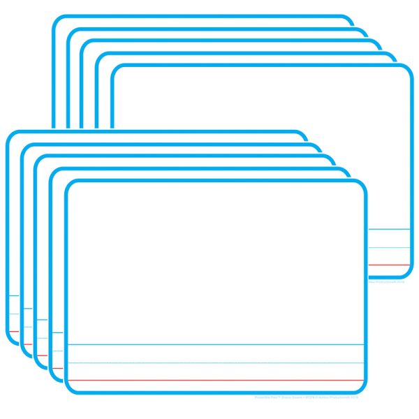 Ashley Productions® Smart Poly® PosterMat Pals™ Space Savers, 13" x 9-1/2", Story Board, Pack of 10