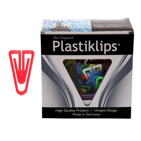 Plastiklips Plastiklips Paper Clips, Large Size, Assorted Colors, Pack of 200