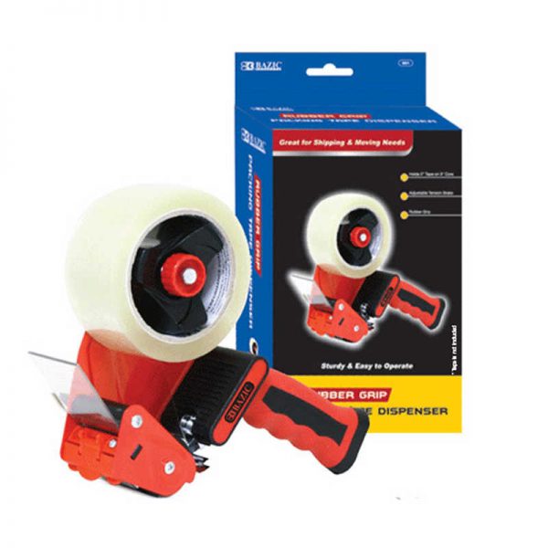Bazic® Rubber Grip Premium Comfort Packing Tape Dispenser