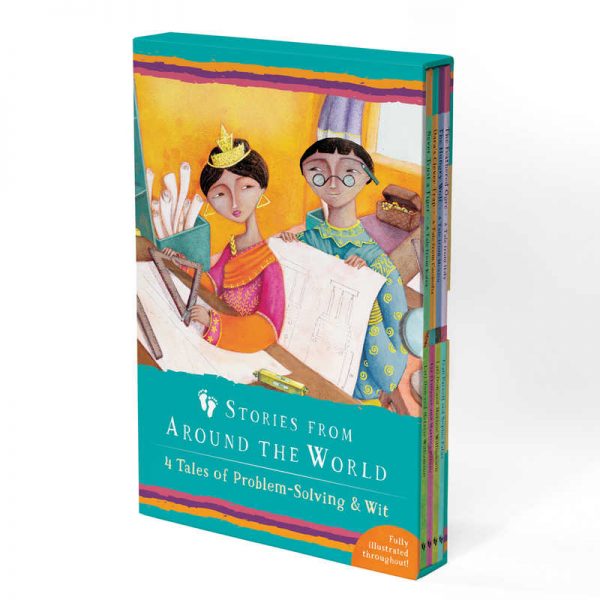 Barefoot Books Stories from Around the World Global Chapter Book Boxed Set, 4 Tales of Problem-Solving & Wit