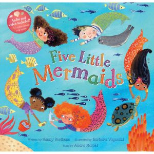 Barefoot Books Five Little Mermaids, Sing-Along Book