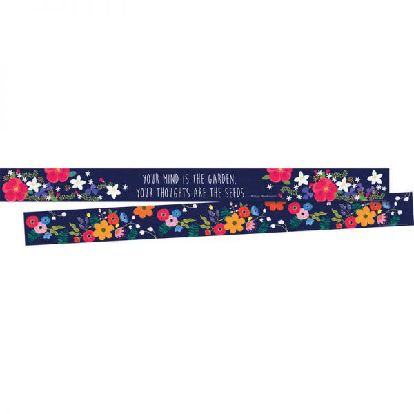 Barker Creek Double-sided Border, Petals, 35 Feet