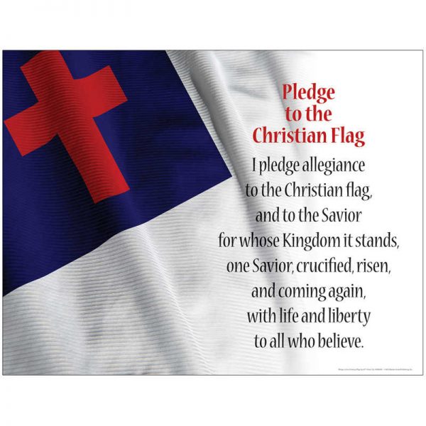 Barker Creek Pledge to the Christian Flag Chart