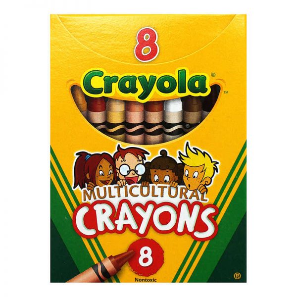 Crayola® Multicultural Crayons, Regular Size, 8 Count