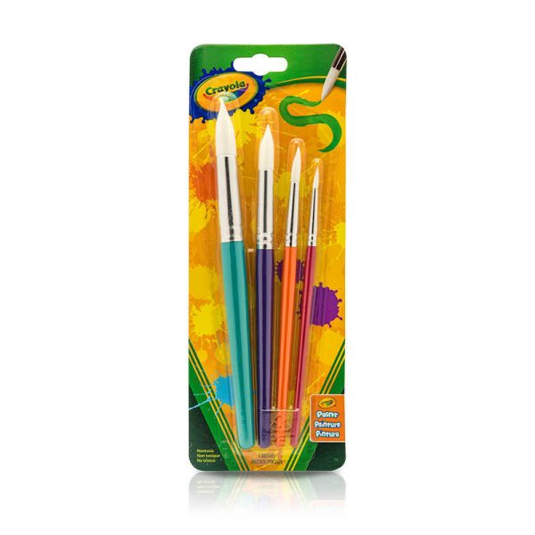 Crayola® Round Brush Set, 4 Count