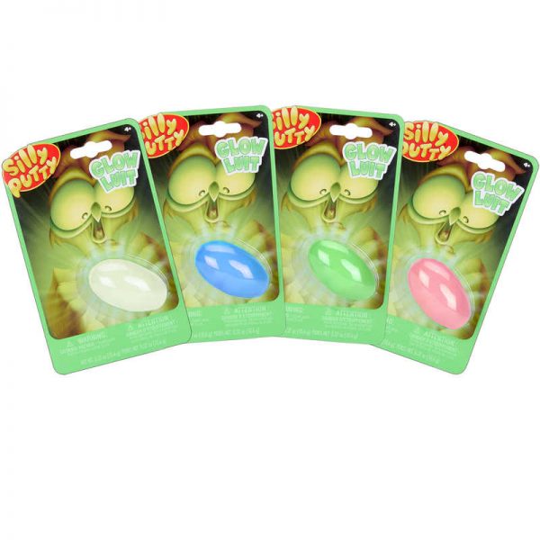 Crayola® Glow-in-the-Dark Silly Putty, Assorted Colors