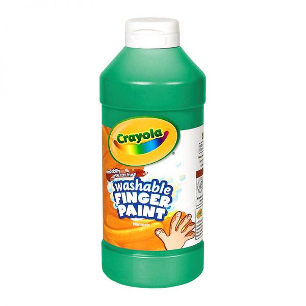 Crayola® Washable Finger Paint, Green, 16 oz