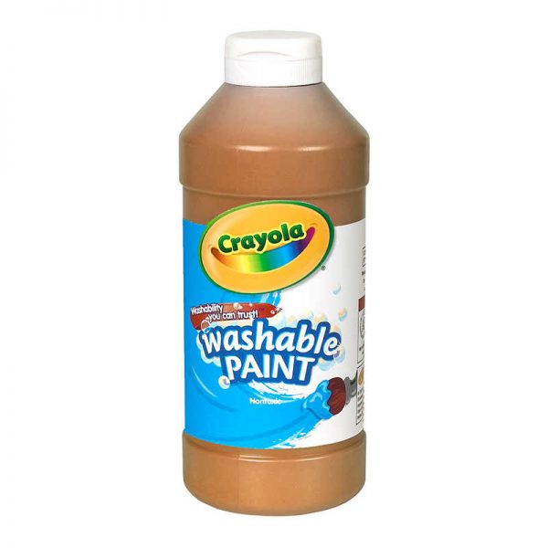 Crayola® Washable Paint, Brown, 16 oz.