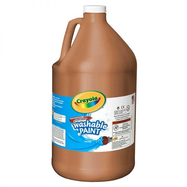 Crayola® Washable Paint, Brown, Gallon