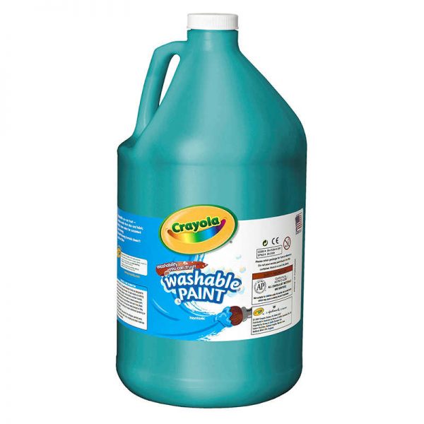 Crayola® Washable Paint, Turquoise, Gallon