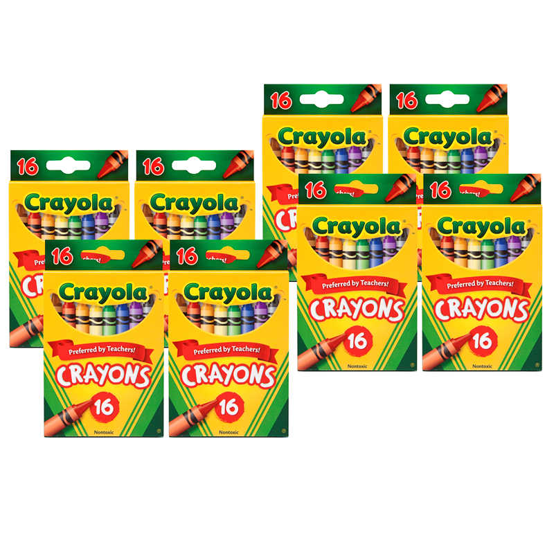 Crayola 16 Regular Size Crayon Set, Classic Colors