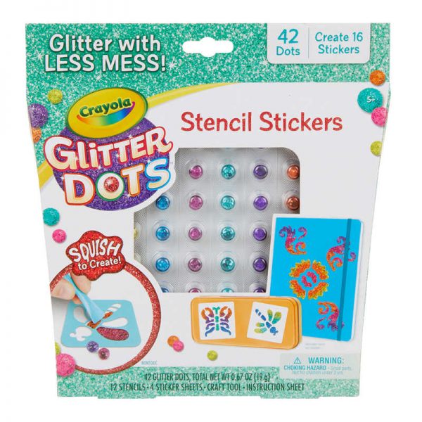 Crayola® Glitter Dots Sticker Stencils