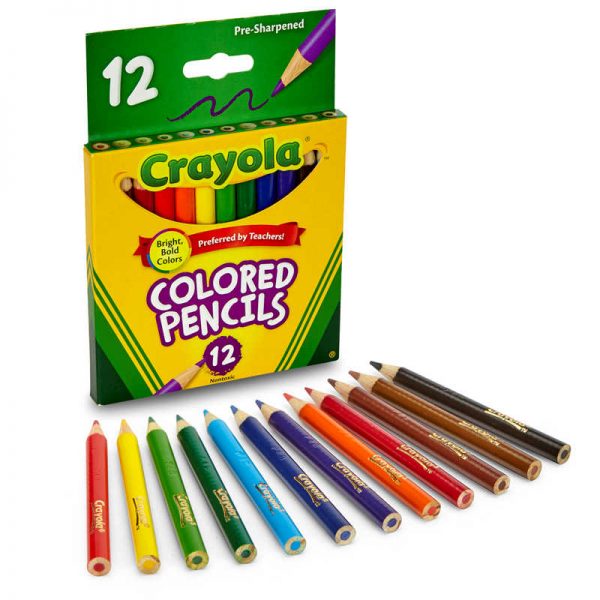 Crayola® Short Colored Pencils,  Pack of 12