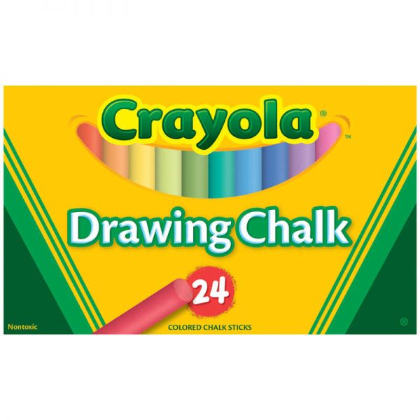 Crayola® Drawing Chalk, Assorted, 24 Count