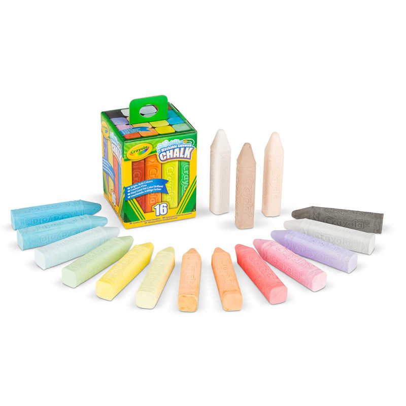 Crayola Chalk, Assorted Colors - 12 count