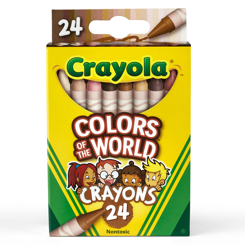 TeachersParadise - Crayola® Colors of the World Crayons, 24 Per