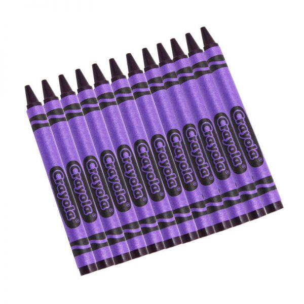 Crayola® Bulk Crayons, Violet, Regular Size, 12 Count