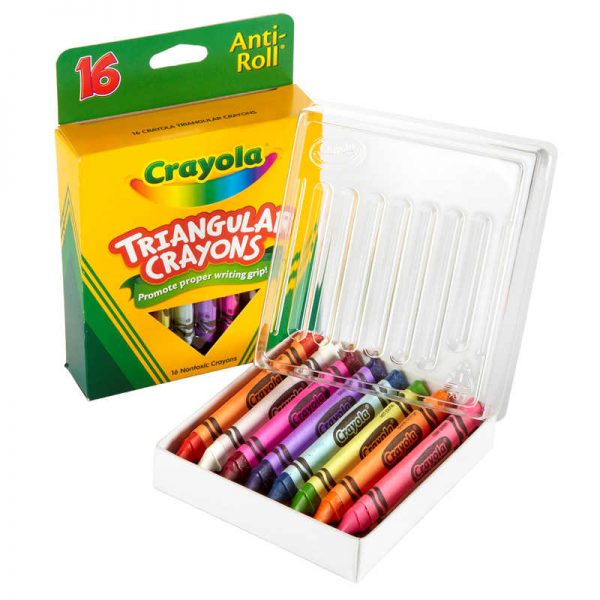 Crayola® Triangular Crayons, 16 Count