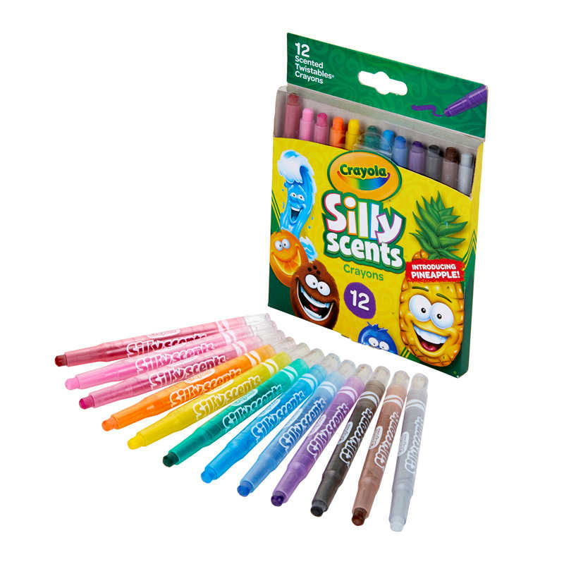 TeachersParadise - Crayola® Silly Scents Mini Twistables Scented Crayons,  Pack of 12 - BIN529612