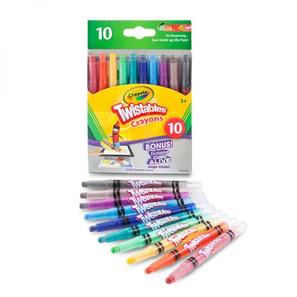 Crayola® Mini Twistables Crayons, Pack of 10