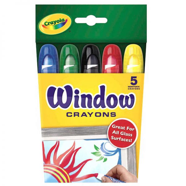 Crayola® Window Crayons, 5 Count