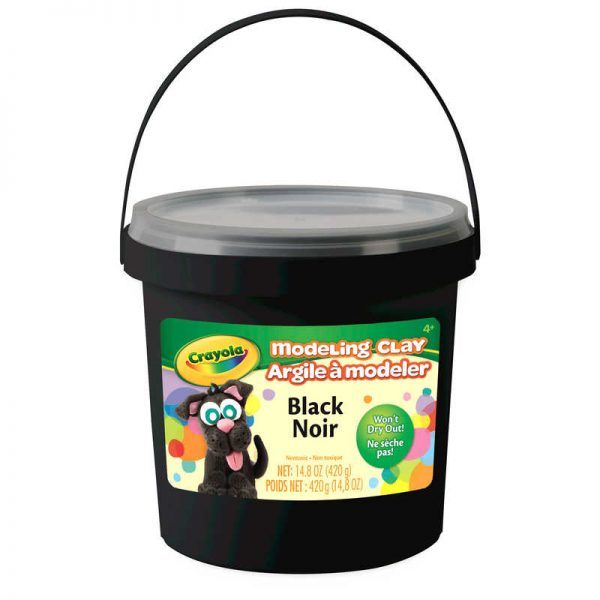 Crayola® Bucket Modeling Clay, 1 lb., Black