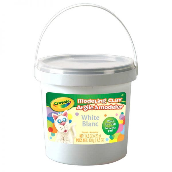 Crayola® Bucket Modeling Clay, 1 lb., White